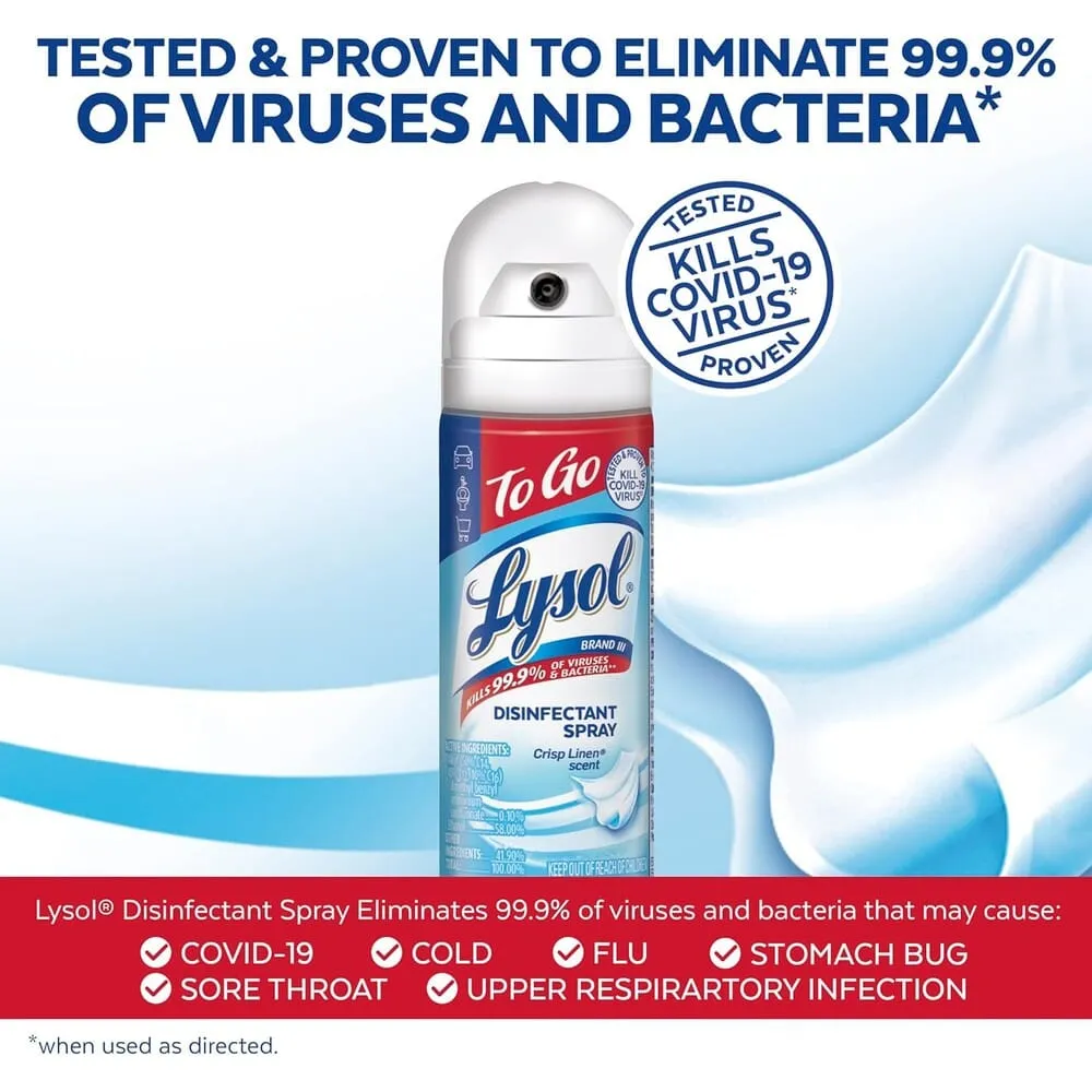 6-Pack: Lysol Disinfectant Spray 1.5 Oz