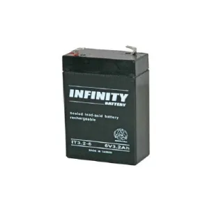 6 Volt - 3.2Ah Rechargeable SLA Battery (BT-6V3.2)