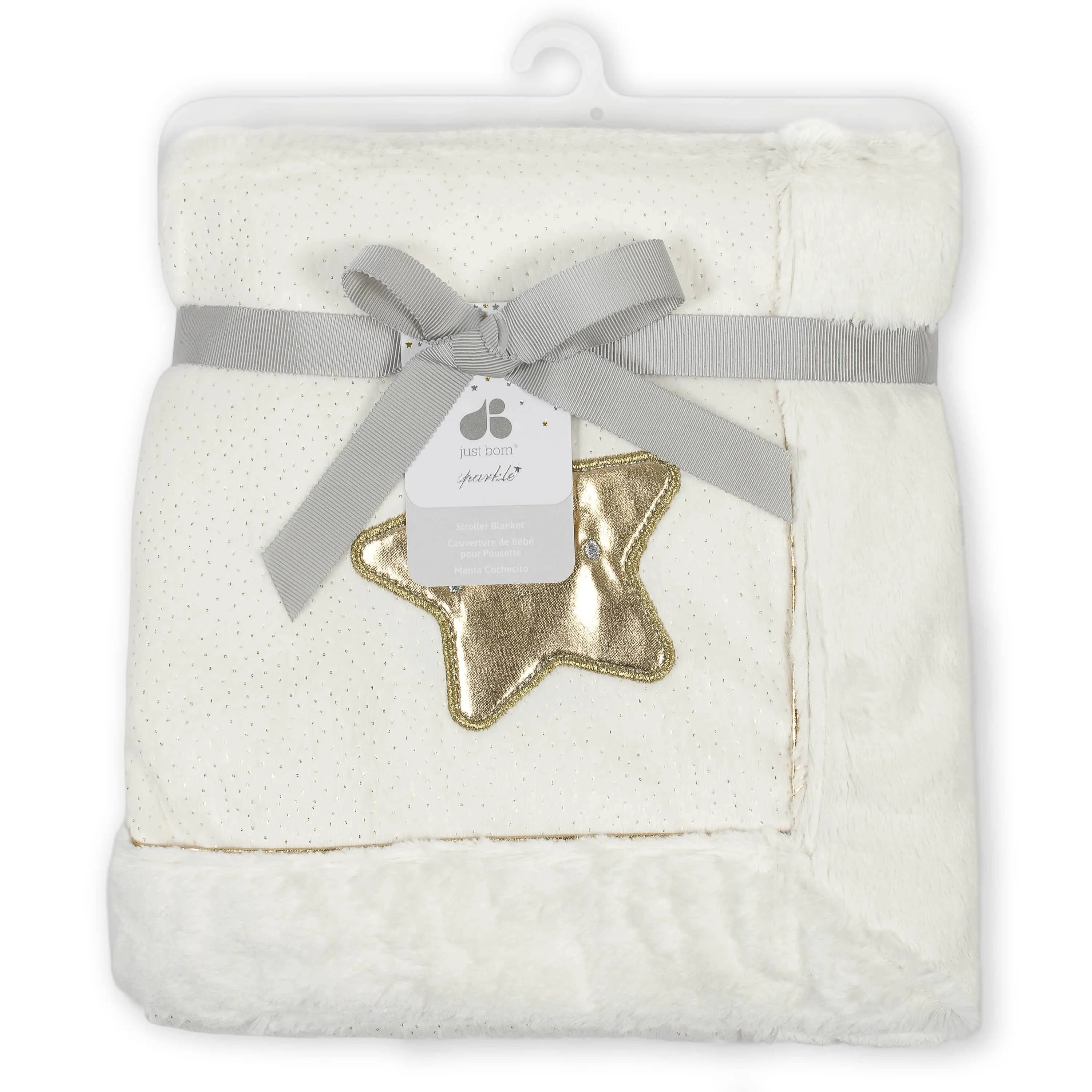 Baby Neutral Star Plush Blanket