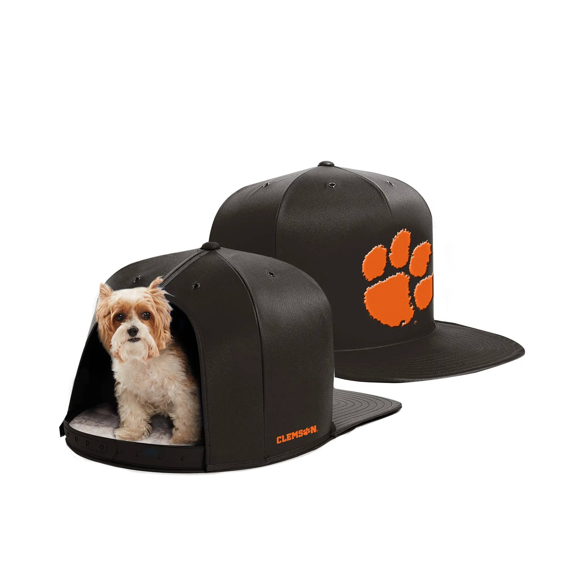 CLEMSON UNIVERSITY NAP CAP PREMIUM DOG BED