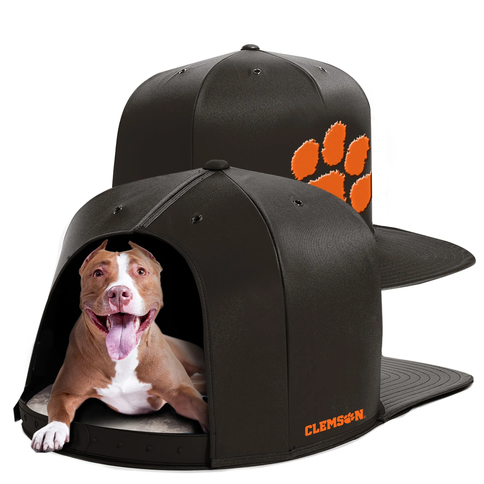 CLEMSON UNIVERSITY NAP CAP PREMIUM DOG BED