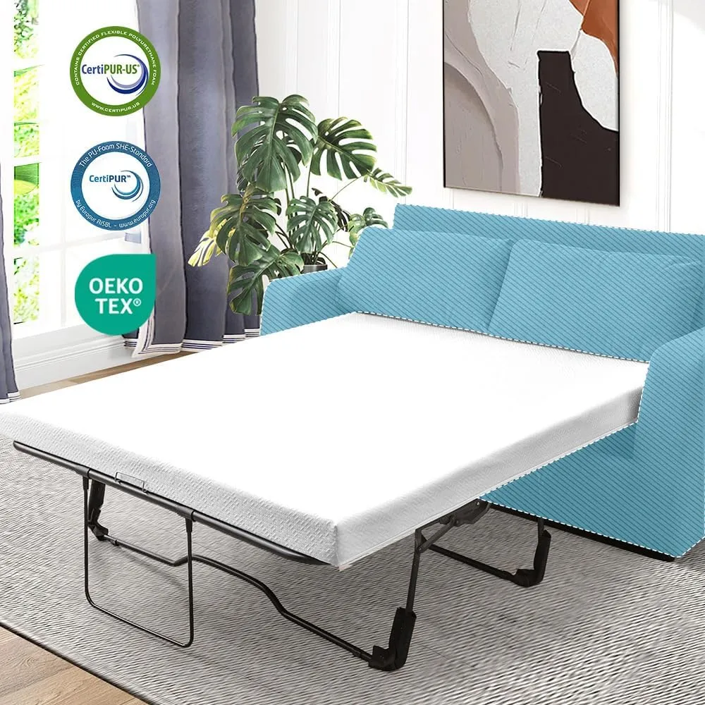 Cooling Gel Memory Foam Hybrid Mattress – USA-Made, Breathable Cover, CertiPUR-US Certified