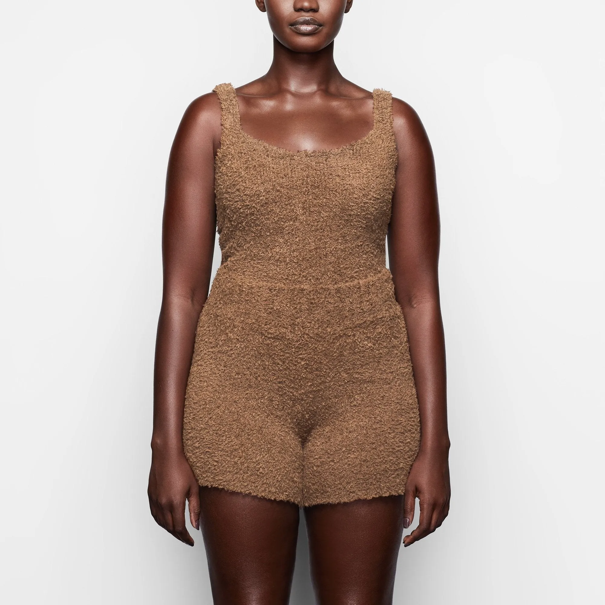 COZY KNIT SHORT | CAMEL