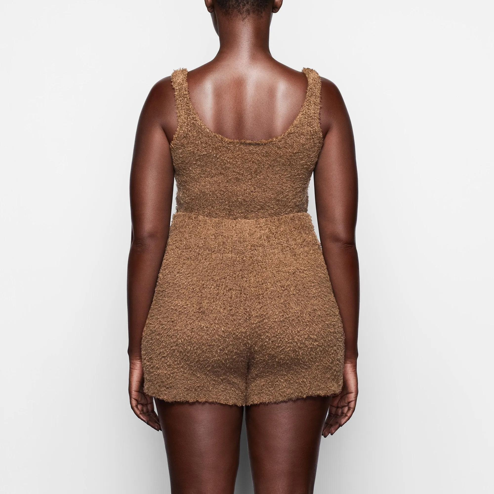 COZY KNIT SHORT | CAMEL