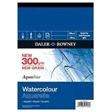 Daler Rowney Aquafine Watercolour paper (Not Surface) 10 x 7" (254 x 178mm)