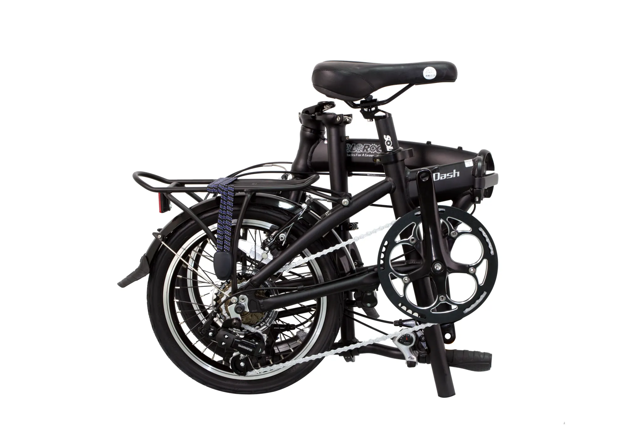 Dash - SOLOROCK 16" 8 Speed Aluminum Folding Bike - Disc Brakes