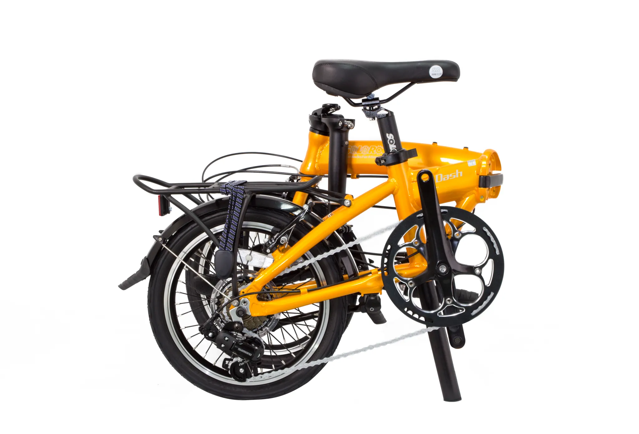 Dash - SOLOROCK 16" 8 Speed Aluminum Folding Bike - Disc Brakes