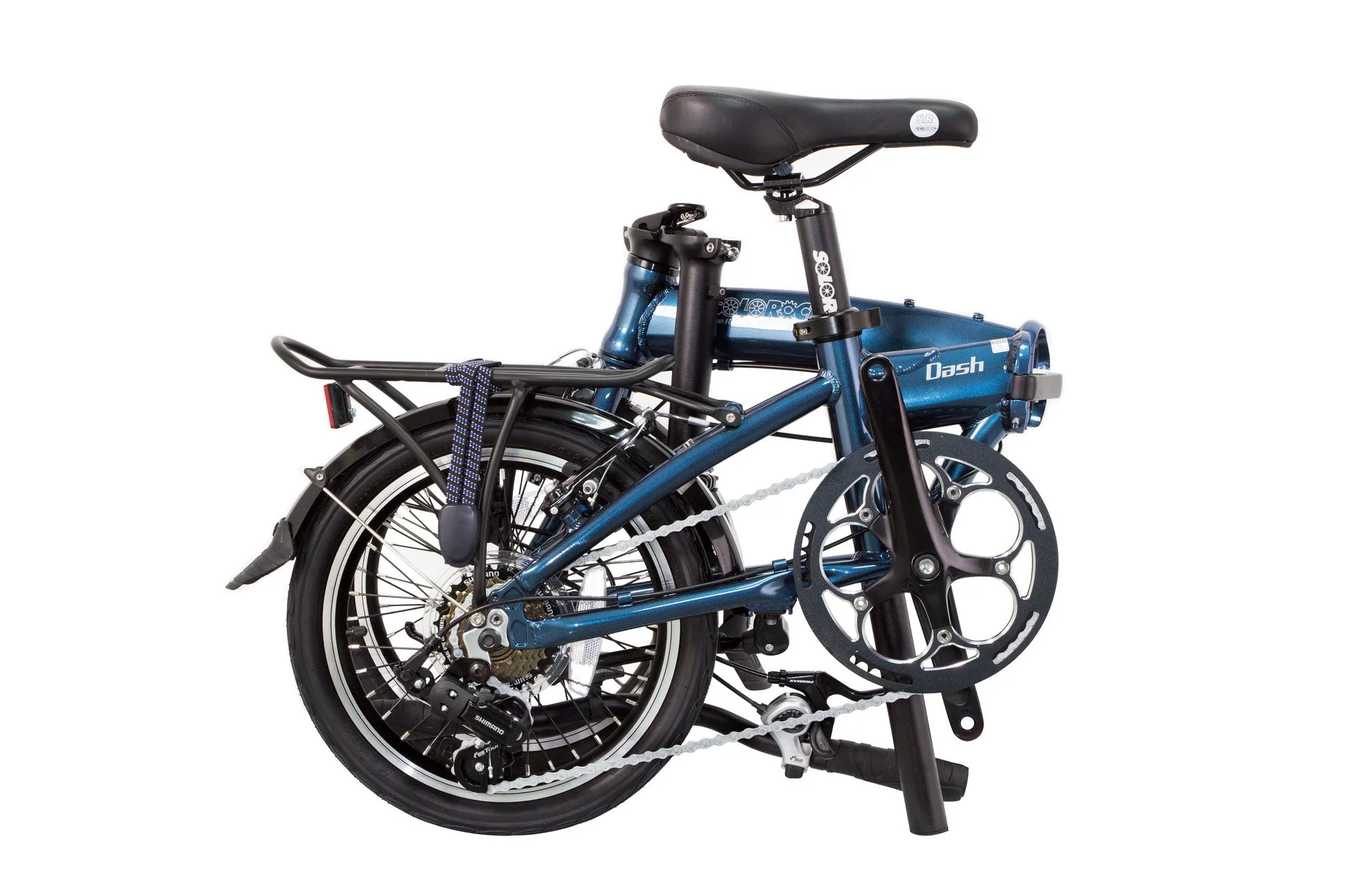 Dash - SOLOROCK 16" 8 Speed Aluminum Folding Bike - Disc Brakes