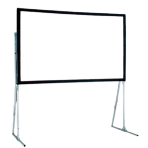 Draper 241272 Ultimate Folding Screen Rear Projection Surface w/Extra Heavy Duty Legs - HDTV (57"x103")