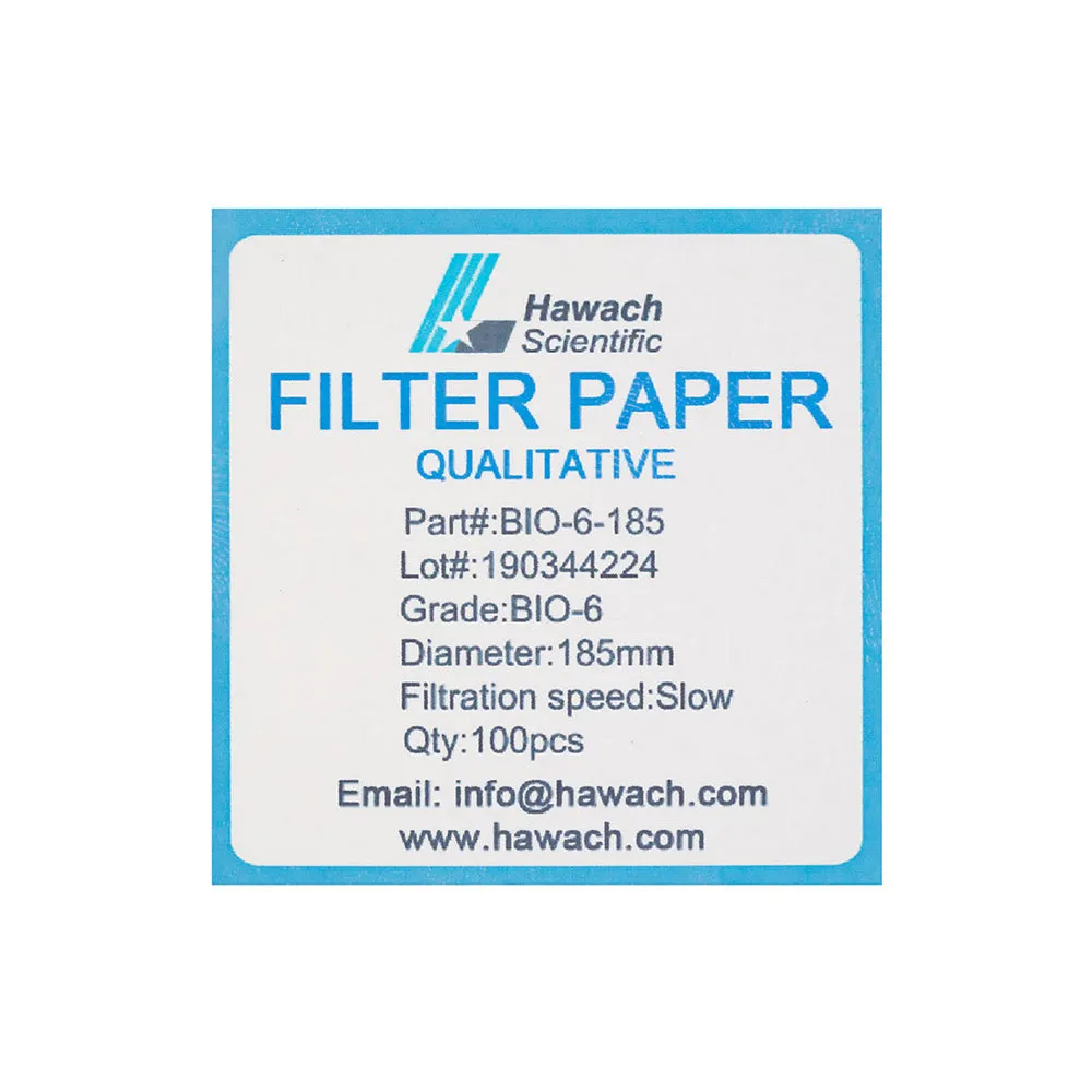 Filter Paper: 180mm – Slow Flow (100ct)