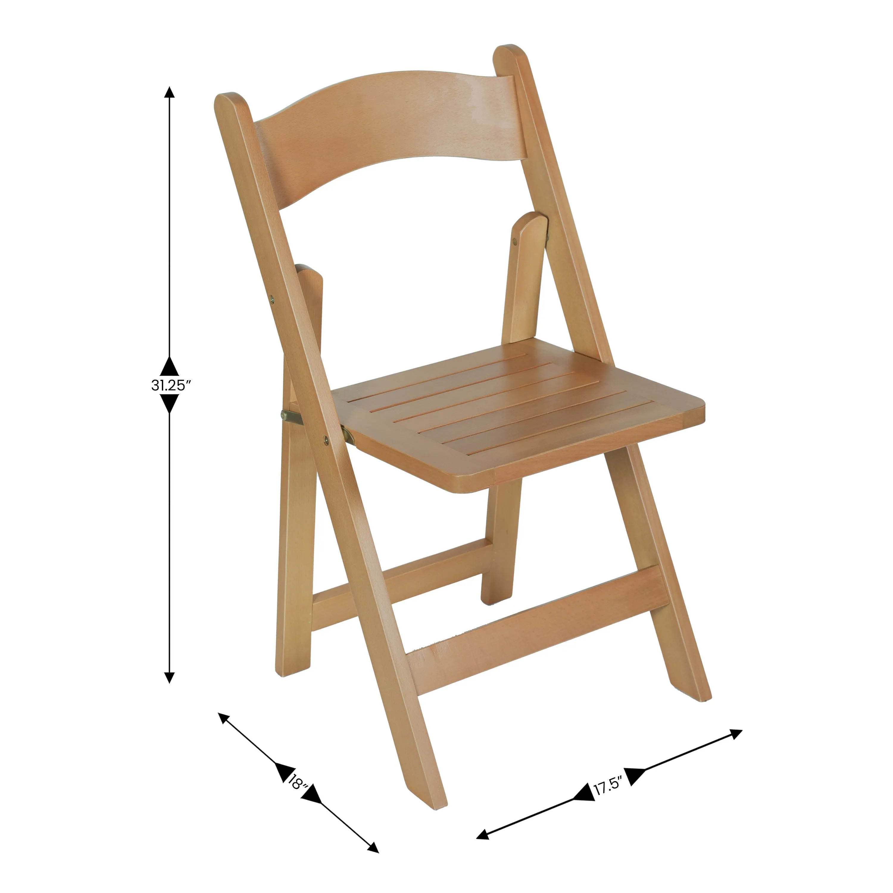 Holden Commercial Grade Solid Wood Folding Dining Chair