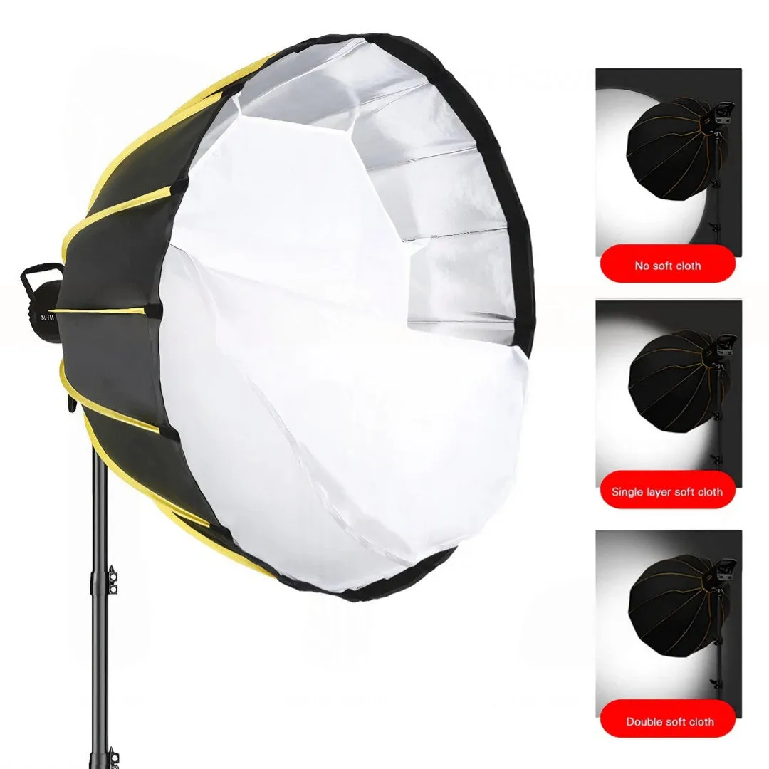 Hridz 90cm Bowens Parabolic Softbox for Godox Neewer video lights