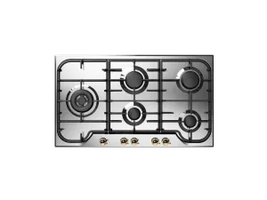 ILVE Nostalgie 90 cm enamelled steel gas hob 5 burners - Dual