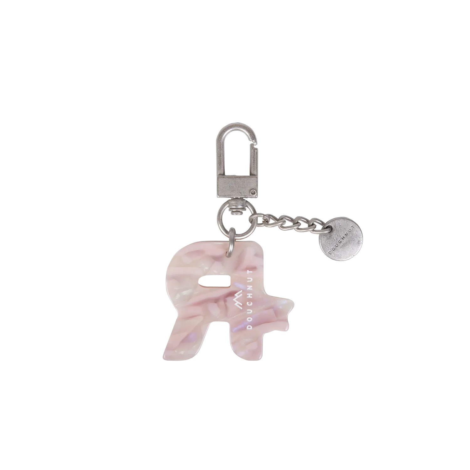 Initial Charm Keychain Letter