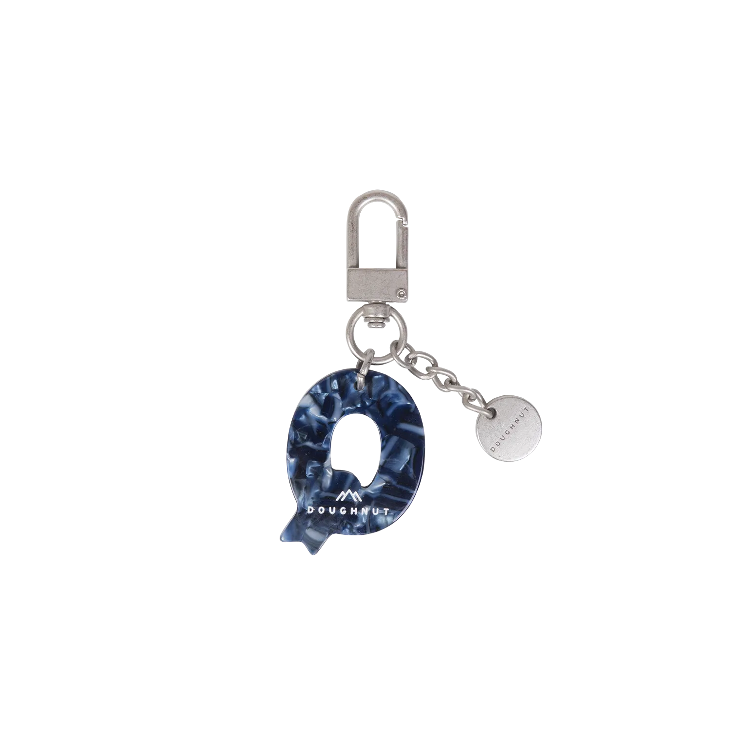 Initial Charm Keychain Letter