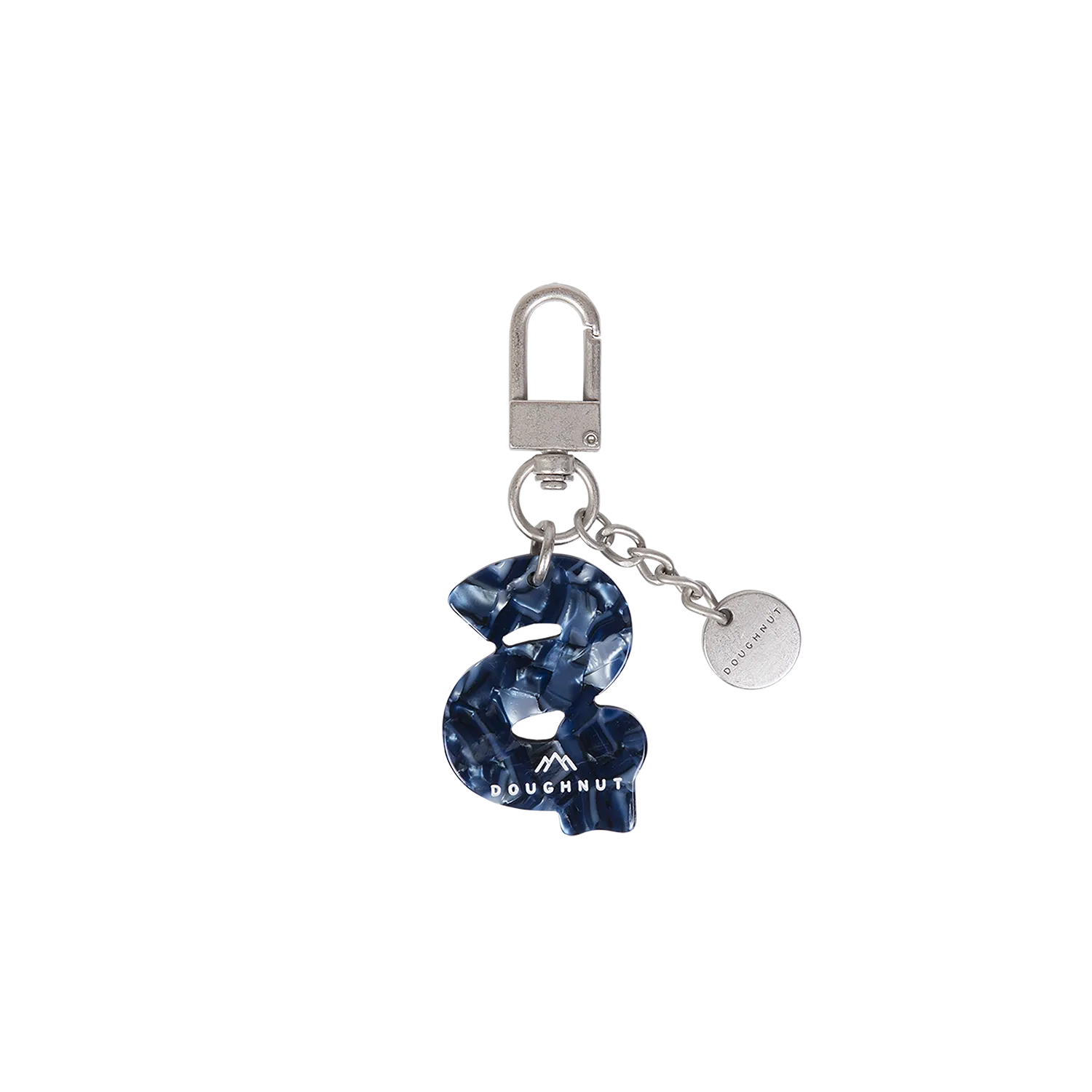 Initial Charm Keychain Letter