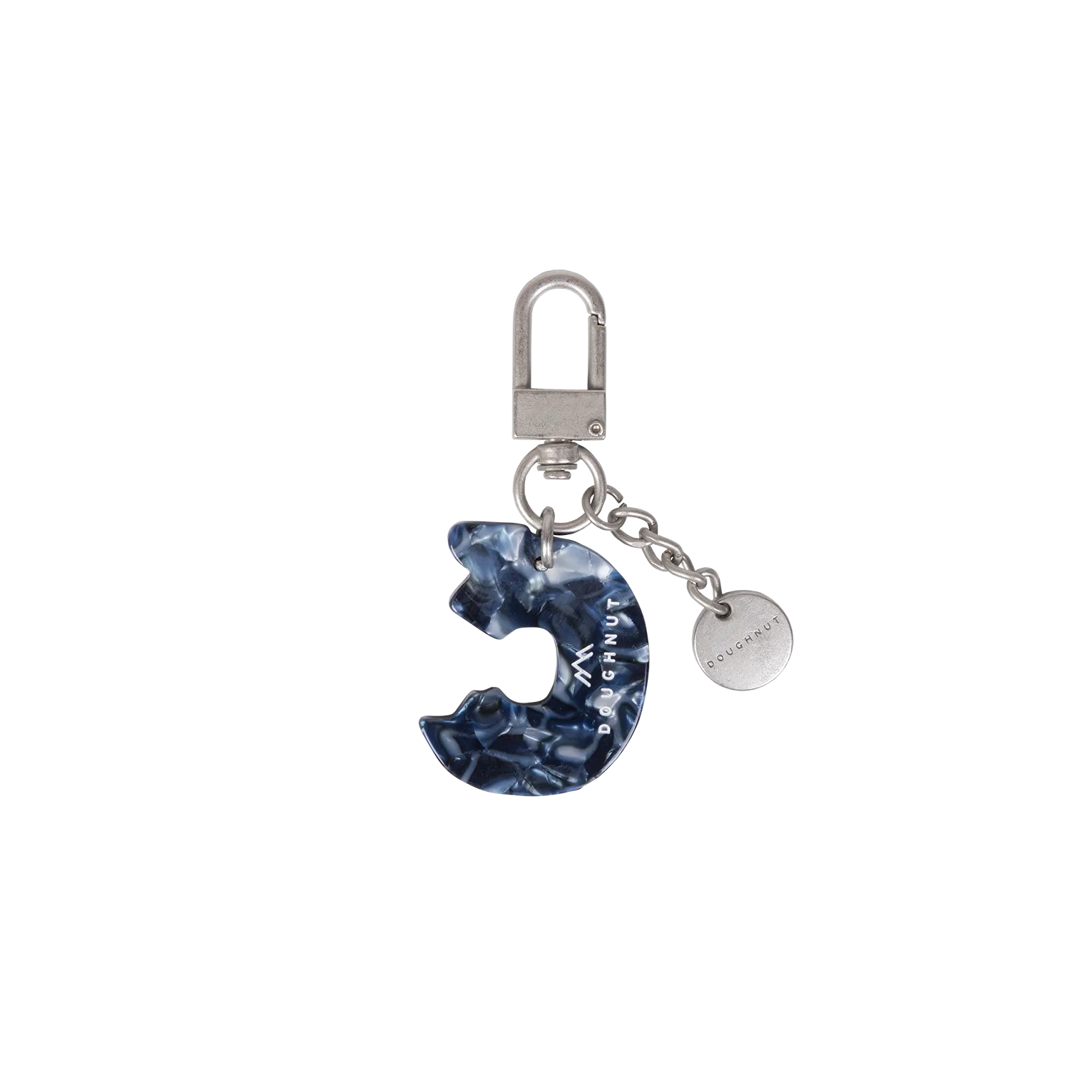 Initial Charm Keychain Letter