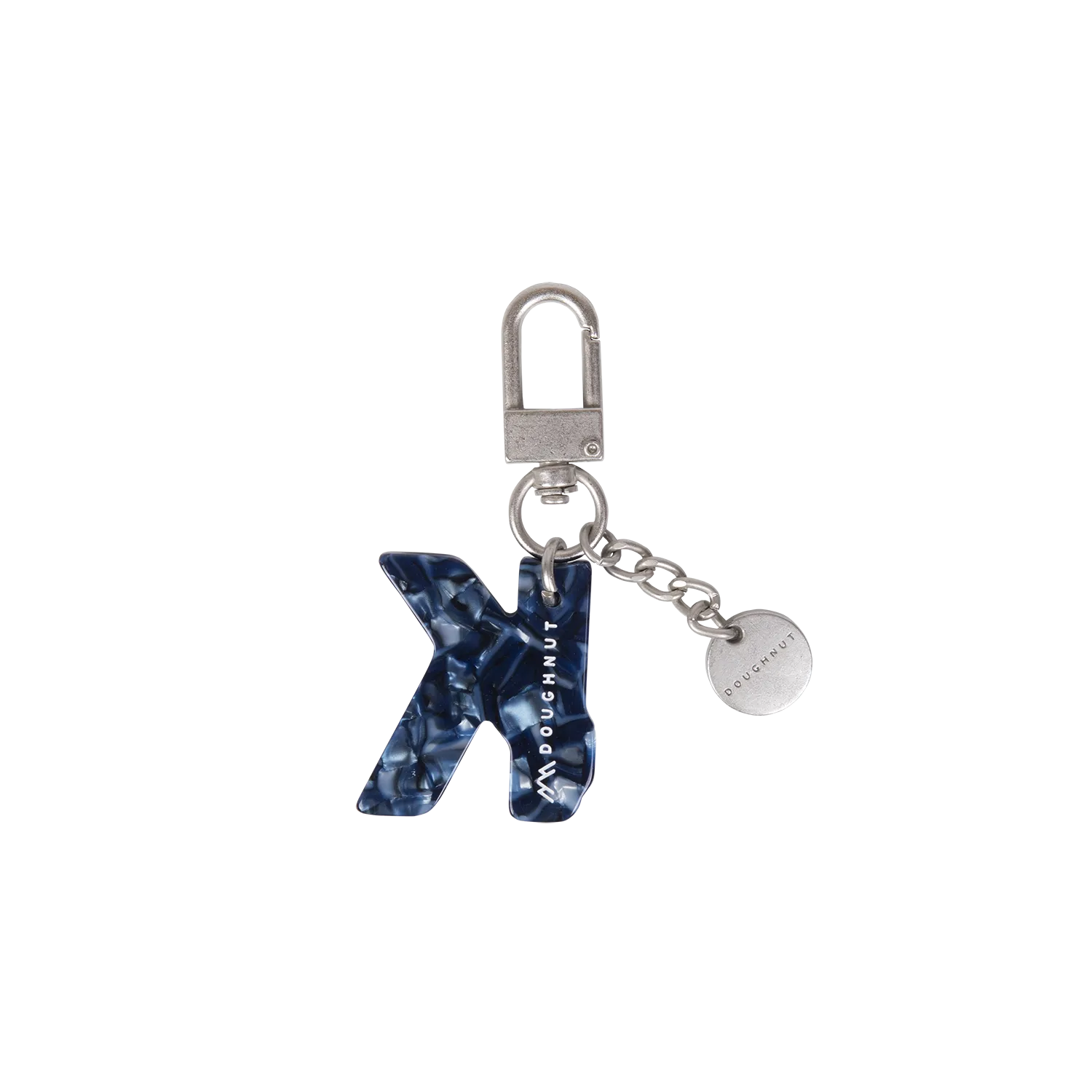 Initial Charm Keychain Letter