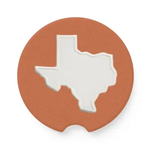 Is that a Longhorn? Texas Soapstone Car Coaster