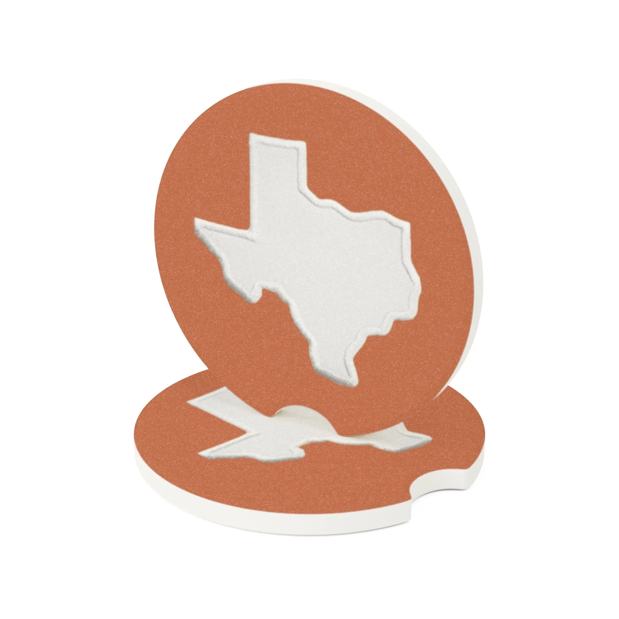 Is that a Longhorn? Texas Soapstone Car Coaster