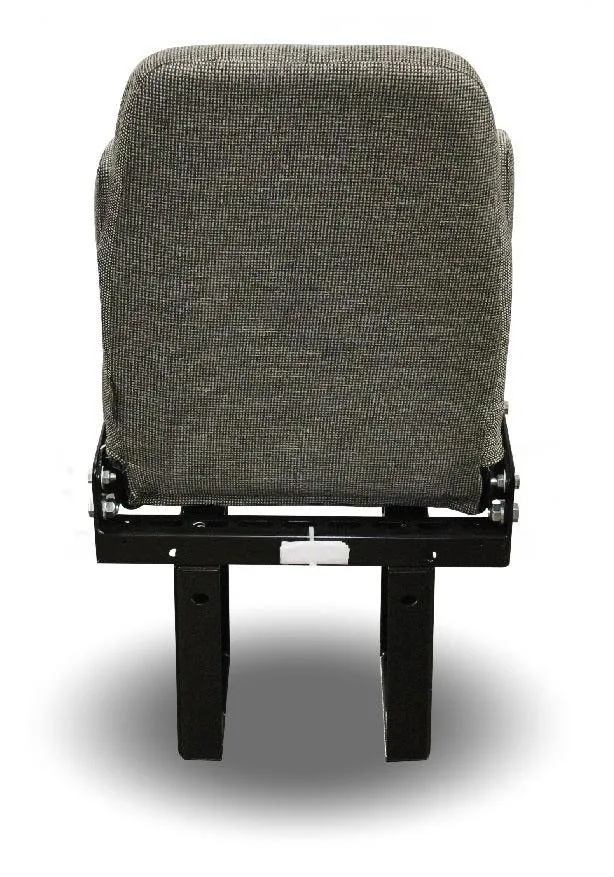 Jump Seat 10 – Floor Mounted Flip-Up Seat with 2 Point Seat Belt in Gray Cloth