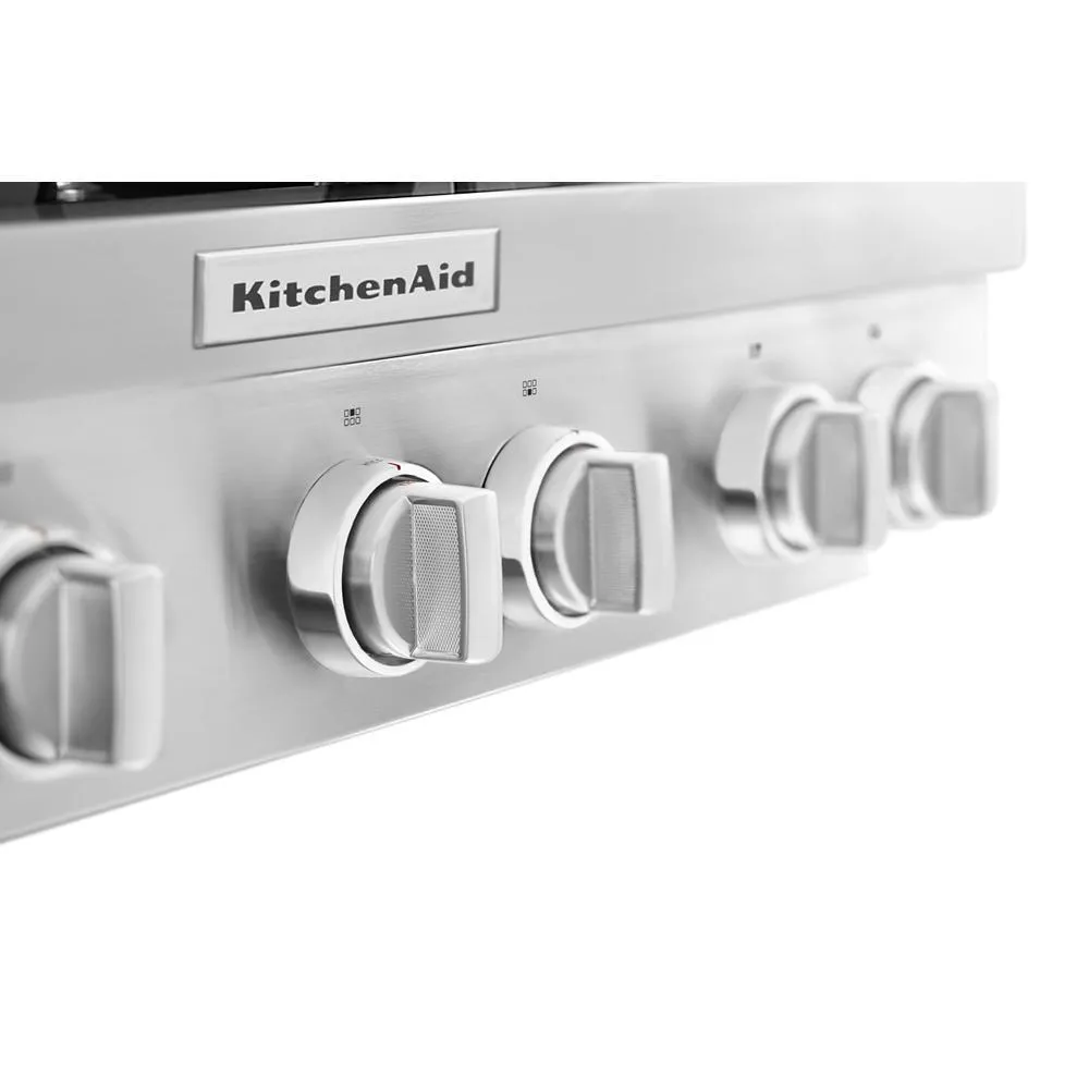 KCGC506JSS KitchenAid® 36'' 6-Burner Commercial-Style Gas Rangetop