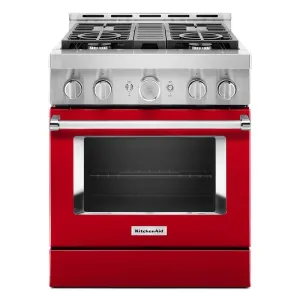 KFGC500JPA KitchenAid® 30'' Smart Commercial-Style Gas Range with 4 Burners