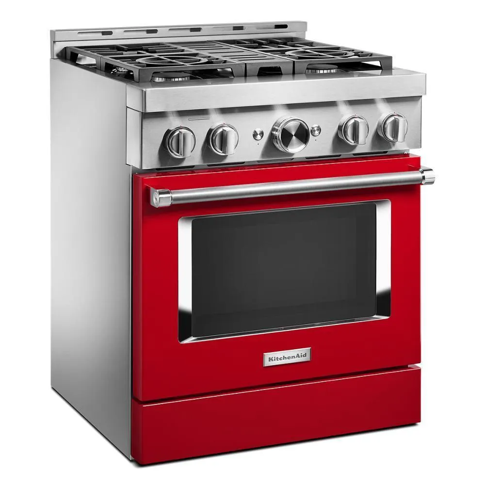 KFGC500JPA KitchenAid® 30'' Smart Commercial-Style Gas Range with 4 Burners