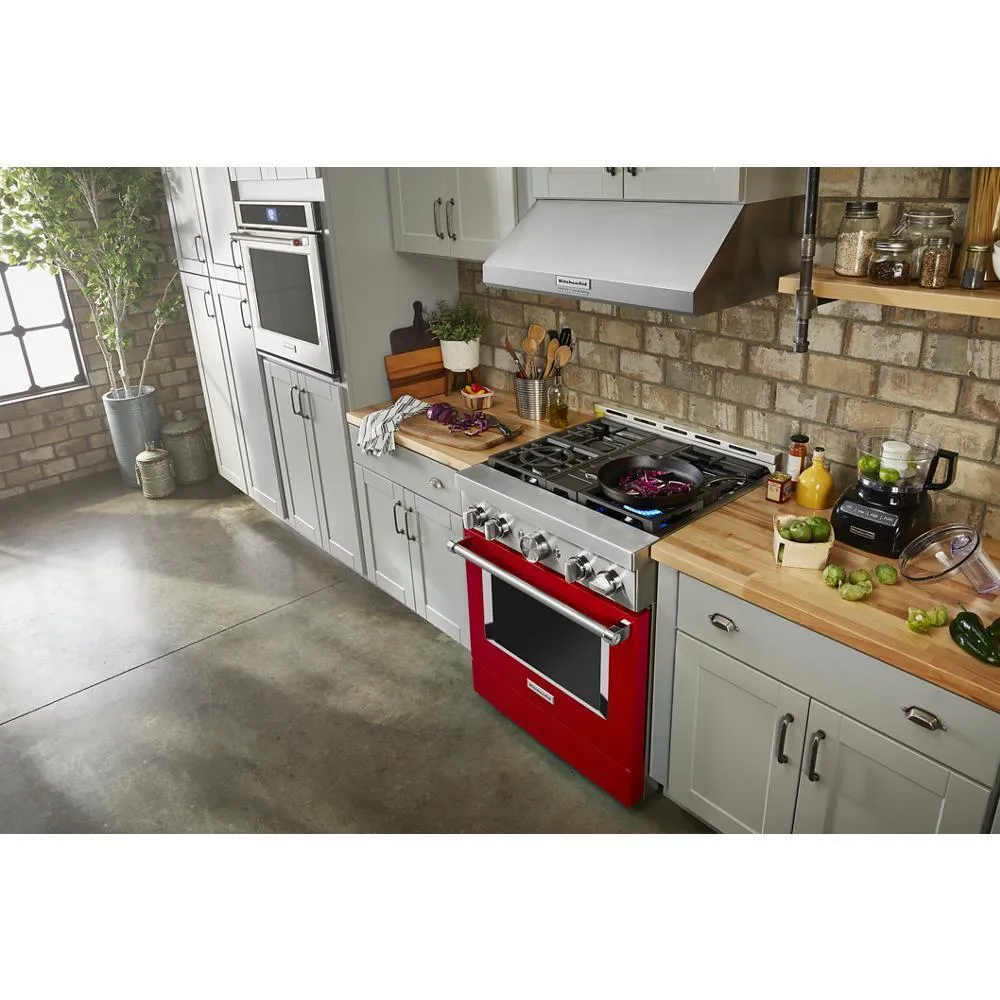 KFGC500JPA KitchenAid® 30'' Smart Commercial-Style Gas Range with 4 Burners