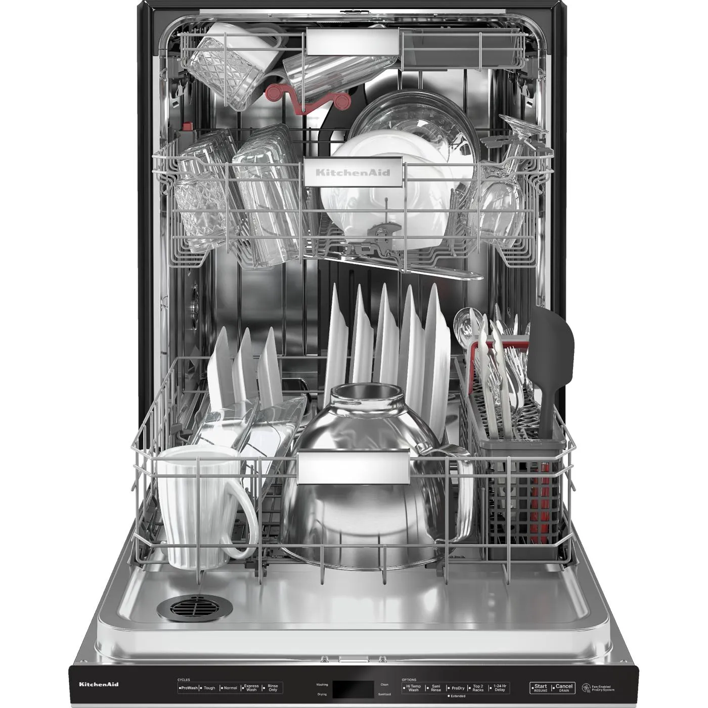 KitchenAid 24-inch Built-in Dishwasher with FreeFlex™ Third Rack KDPM704KPS