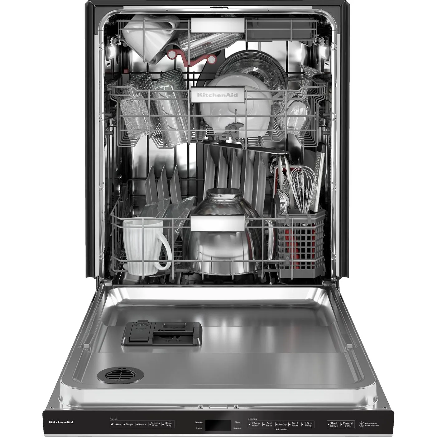 KitchenAid 24-inch Built-in Dishwasher with FreeFlex™ Third Rack KDPM804KBS