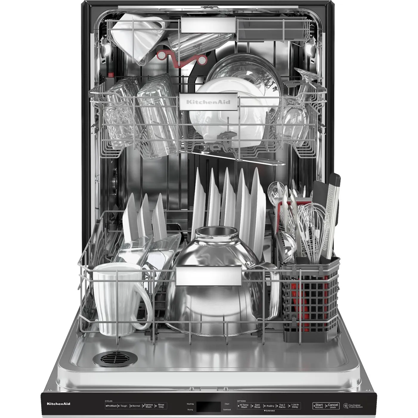 KitchenAid 24-inch Built-in Dishwasher with FreeFlex™ Third Rack KDPM804KBS