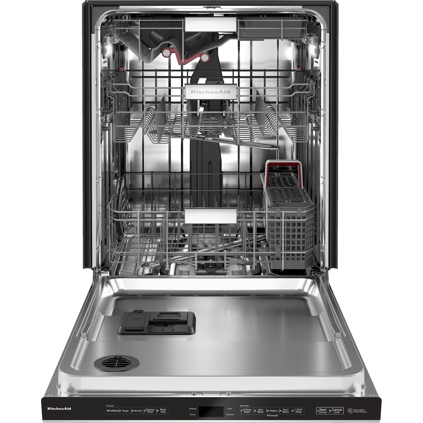 KitchenAid 24-inch Built-in Dishwasher with FreeFlex™ Third Rack KDPM804KBS