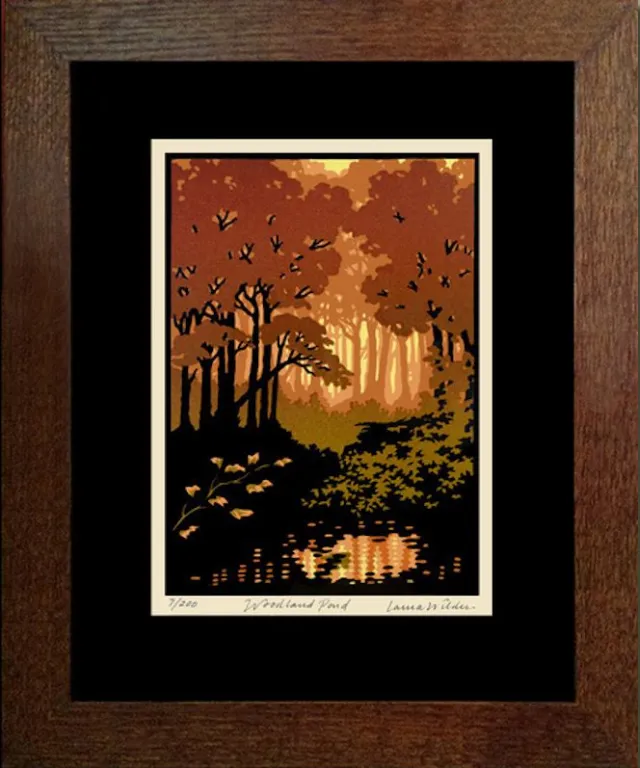 Laura Wilder Woodland Pond Print