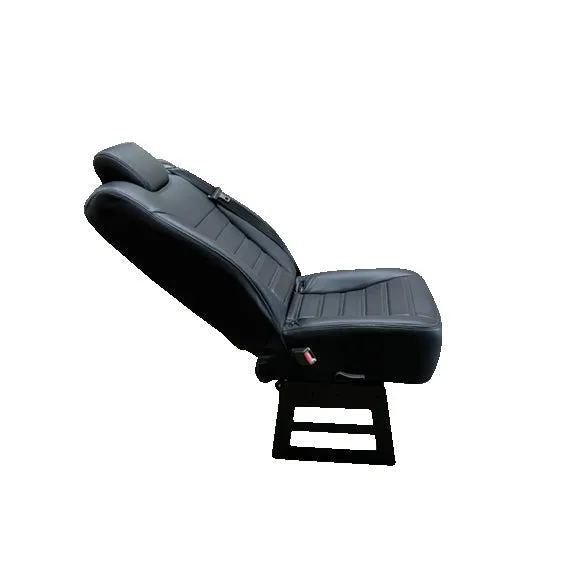 Leather Driver Side Reclining Commuter Seat