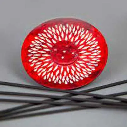 Red Soapstone Plate Incense Burner