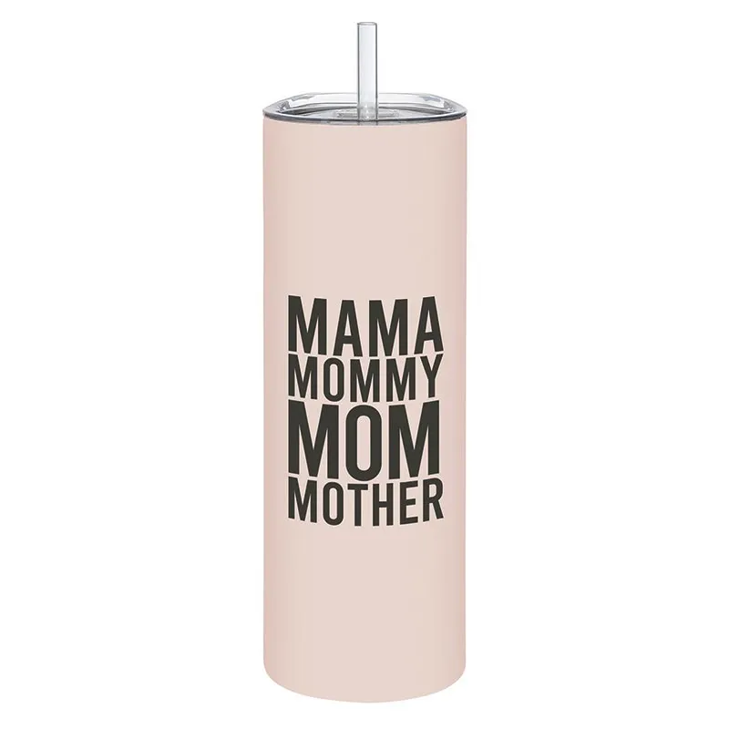 Santa Barbara Design Studio Skinny Tumbler with Straw - Mama