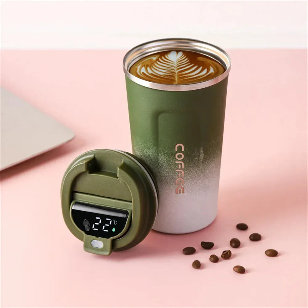 SINOTAO  -  510/380ml Smart Thermos Bottle LED Temperature Display Thermal Mug Coffee Cups Portable Vacuum Flasks Travel Insulated Tumbler