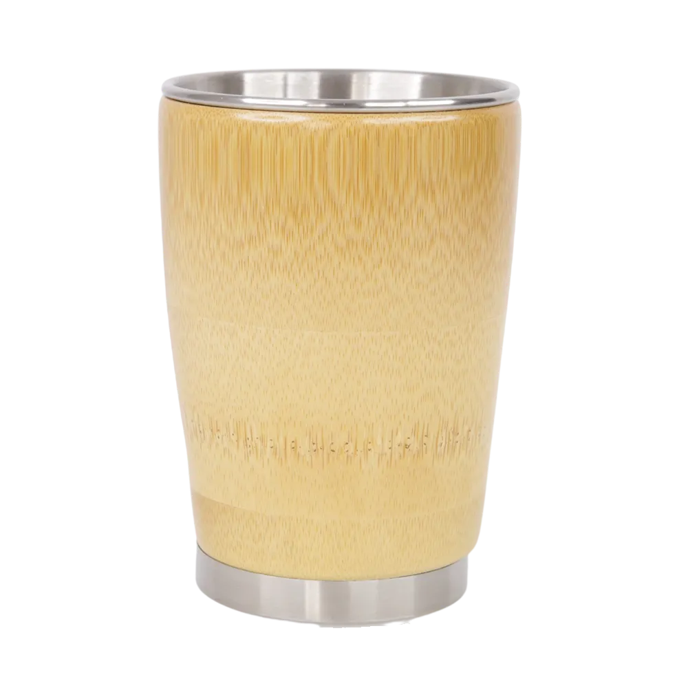 Stainless Steel & Bamboo Cup