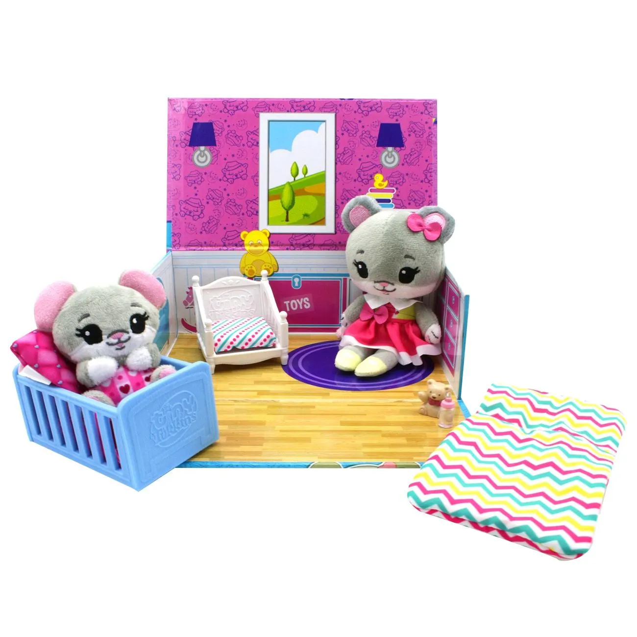 Tiny Tukkins Core Playset Mouse Naptime Nursery