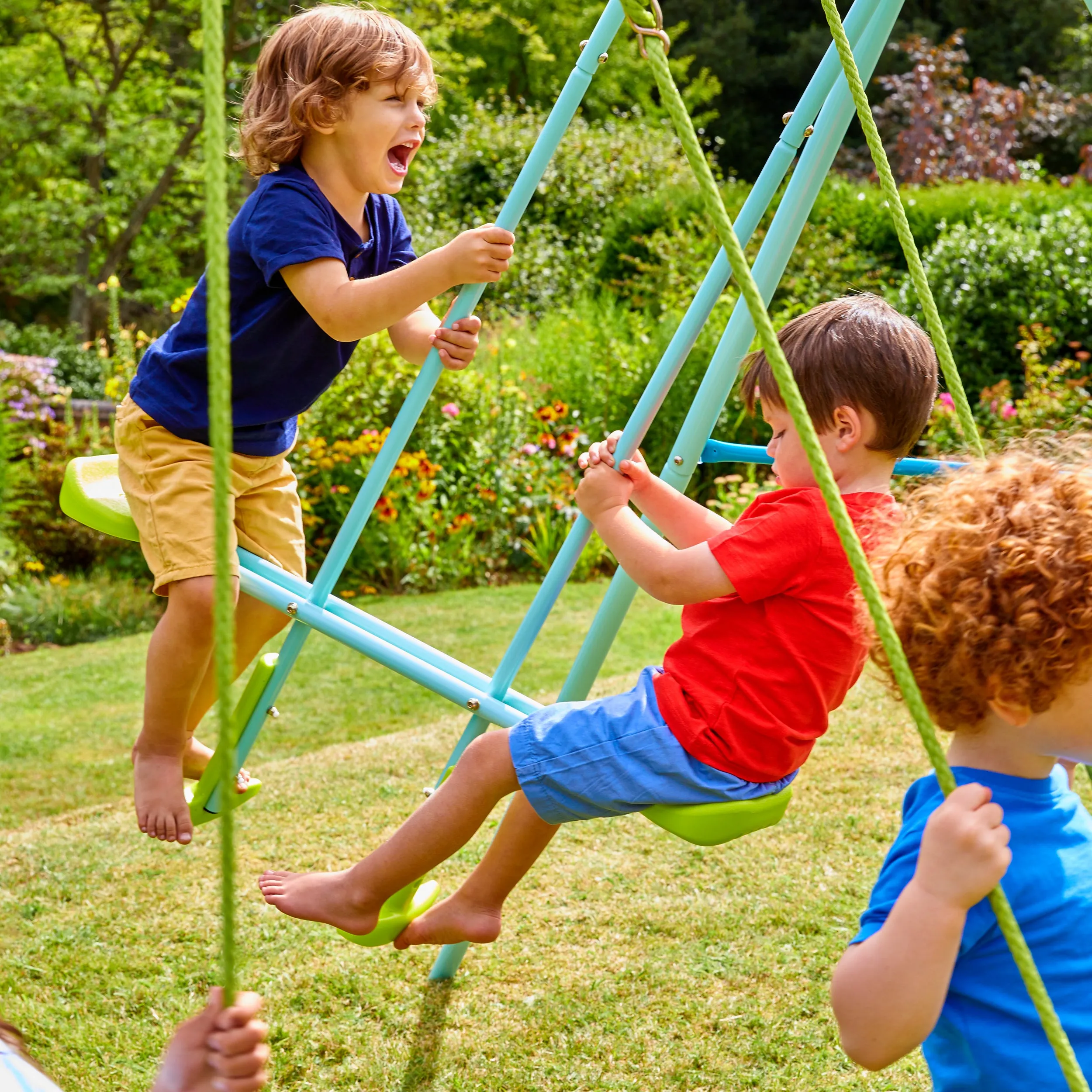 TP Triple Swing Set with Glider