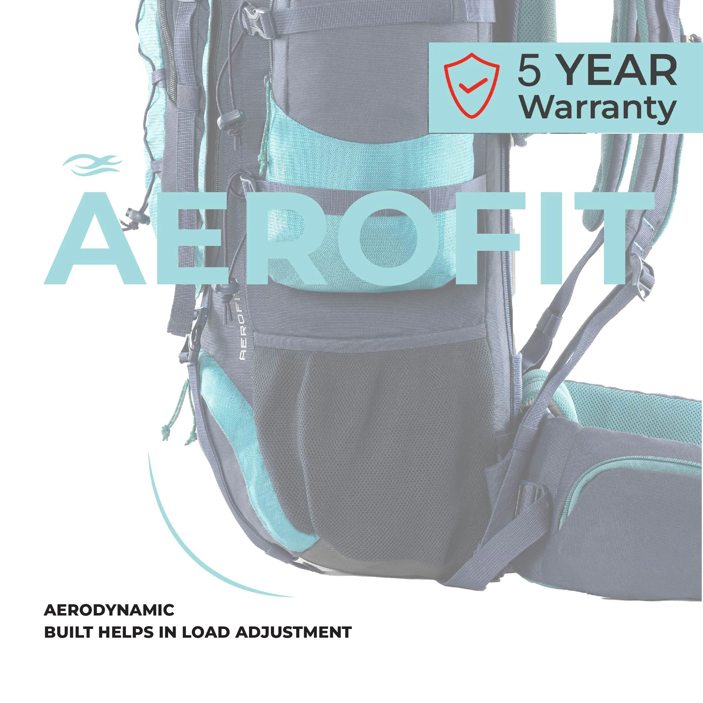 Tripole Walker Pro Internal Frame Rucksack for Travel and Trekking | Front Opening | Laptop Sleeve | Water Repellent | Rain Cover | 5 Year Warranty | 80 Litre Blue