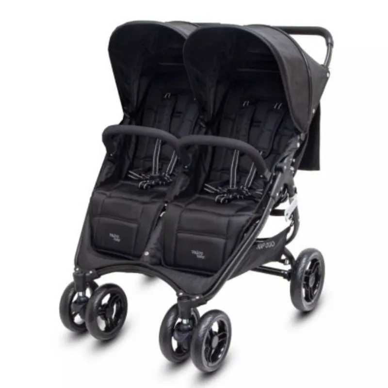 Valco Baby Snap Duo Stroller - Black Beauty   Bevi Cup Holder