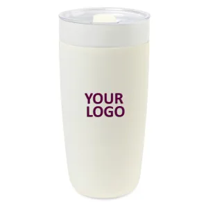 W&P Insulated Ceramic Custom 20 oz Tumblers, Cream