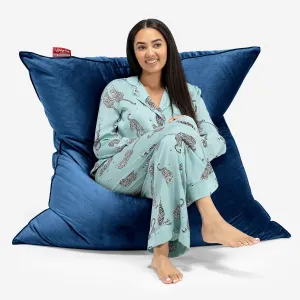 XL Pillow Beanbag - Velvet Midnight Blue